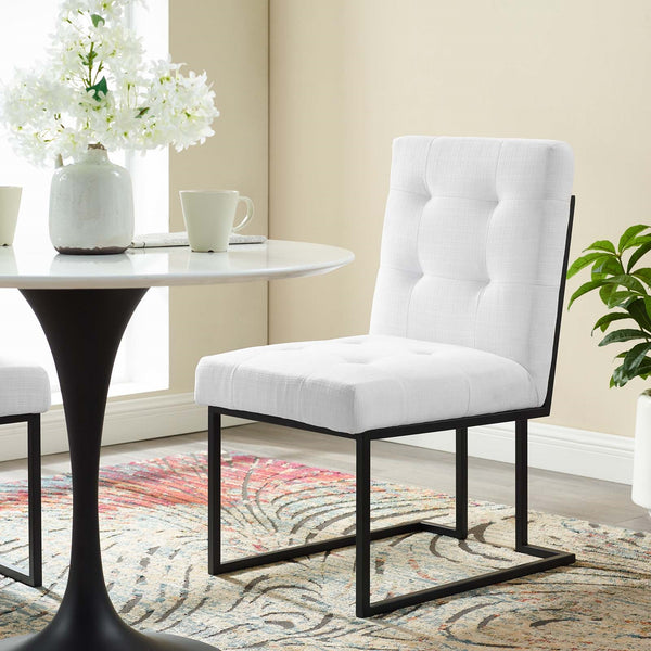 Stainless Steel Upholstered Fabric Dining Chair