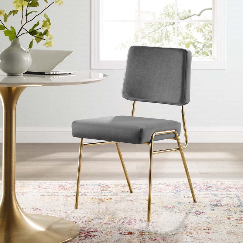 Craft Performance Velvet Dining Side Chair