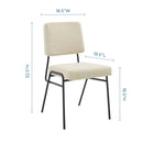 Craft Upholstered Fabric Dining Side Chair