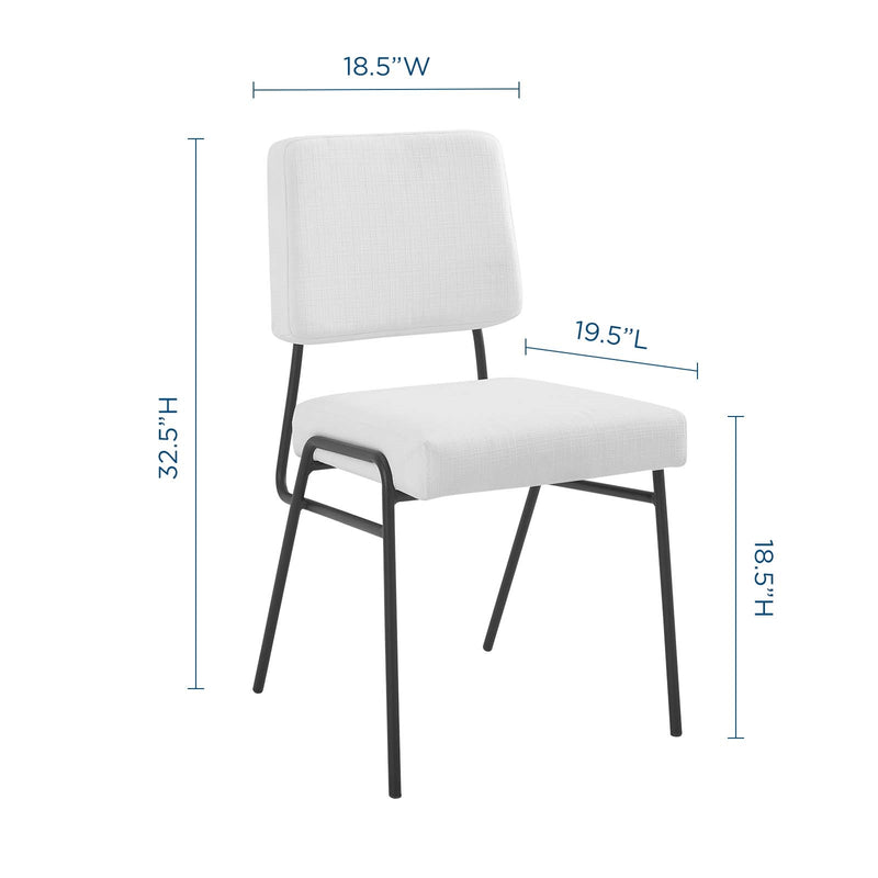 Craft Upholstered Fabric Dining Side Chair