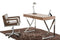 Modrest Ferris Modern Walnut Office Desk