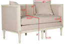 Leandra Rustic French Country Settee