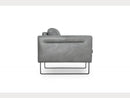 Moroni Frensen Grey Leather Sofa