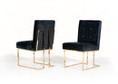 Modrest Legend - Modern Rosegold Dining Chair (Set of 2)