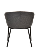 Modrest Nillie - Modern Beige & Grey Dining Armchair