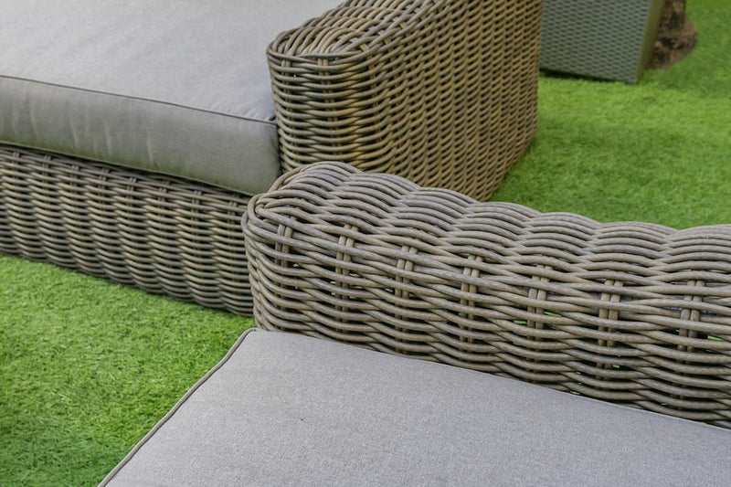 Renava Sapelo Outdoor Beige Wicker Sofa Set