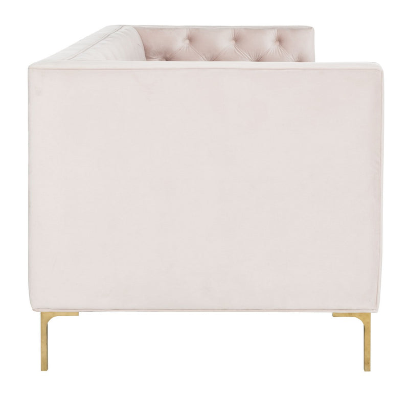 Vydia Velvet Tufted Sofa