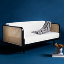 Helena Rattan Daybed Black