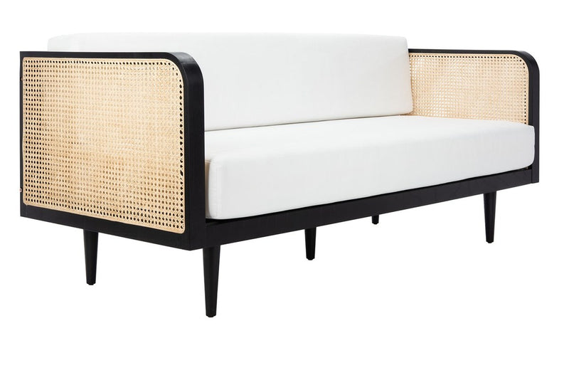 Helena Rattan Daybed Black