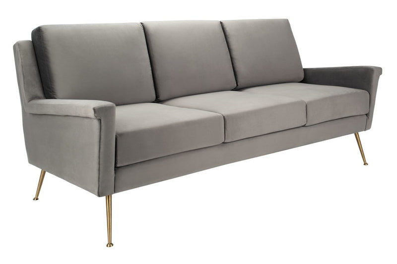 Peridot Velvet Modern Sofa